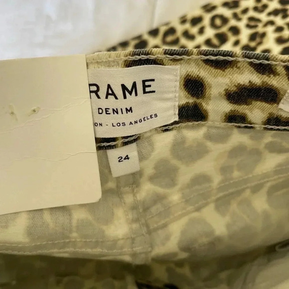 Frame Ali high rise leopard denim - Picture 8 of 12